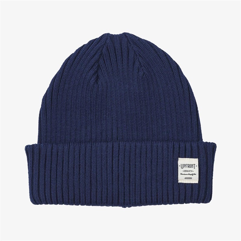 Upfront bridge beanie - Donkerblauw