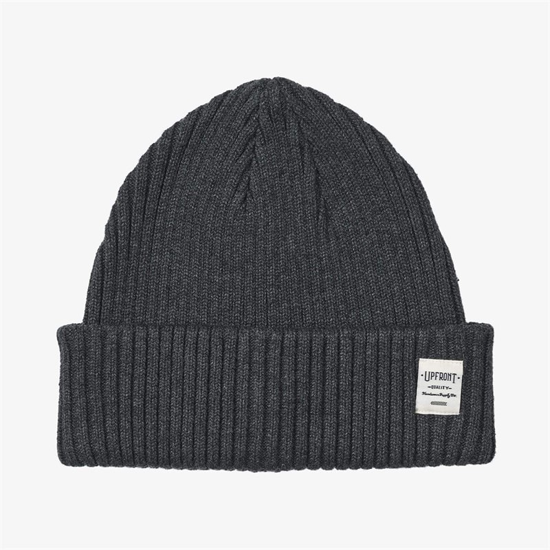 Upfront bridge beanie - Donkergrijs