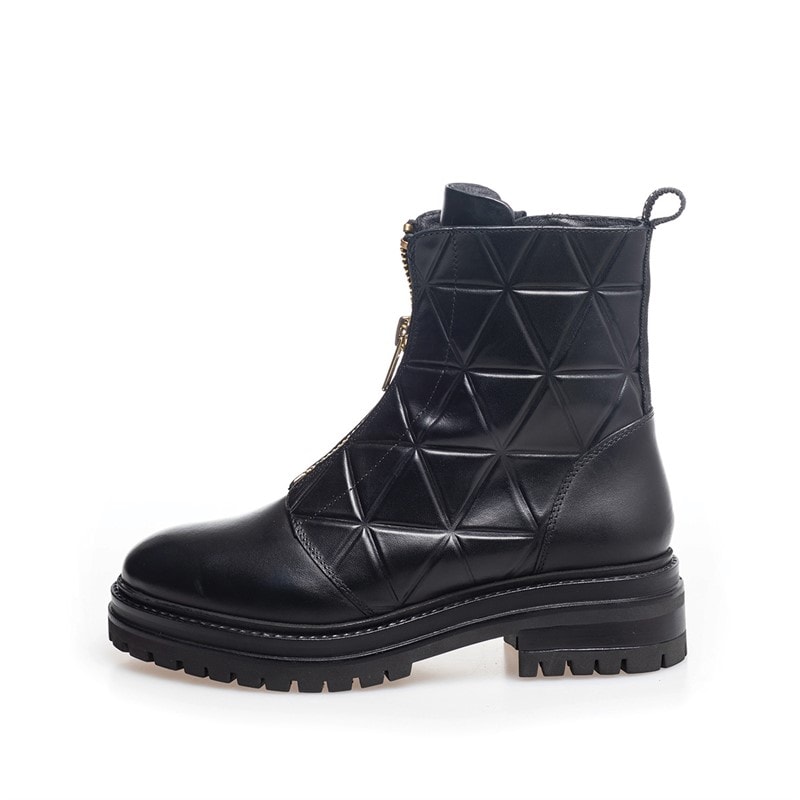 Copenhagen Shoes Damen - Moonlight Lederstiefel - 0001 Schwarz