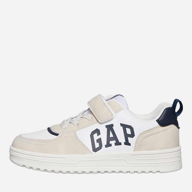 GAP Baskets Boston à velcro enfants - Blanc