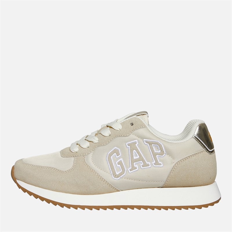 GAP Damskie buty sportowe z logo Nashville Arch - Sand