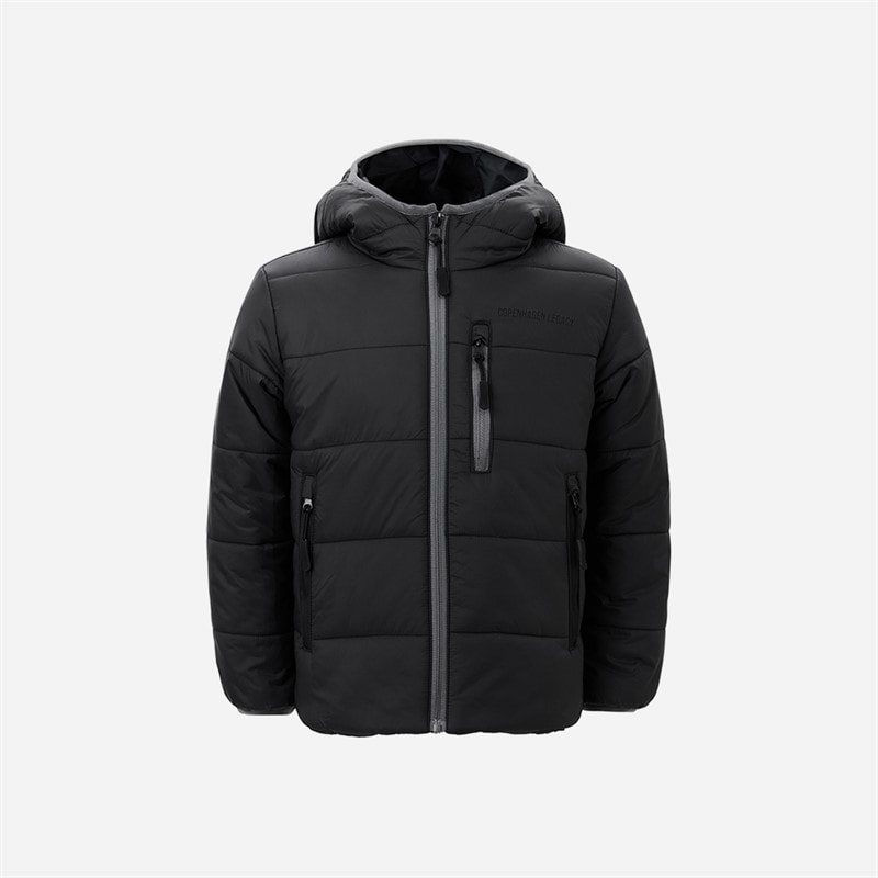 Copenhagen Legacy Veste de sport à capuche enfants - Noir