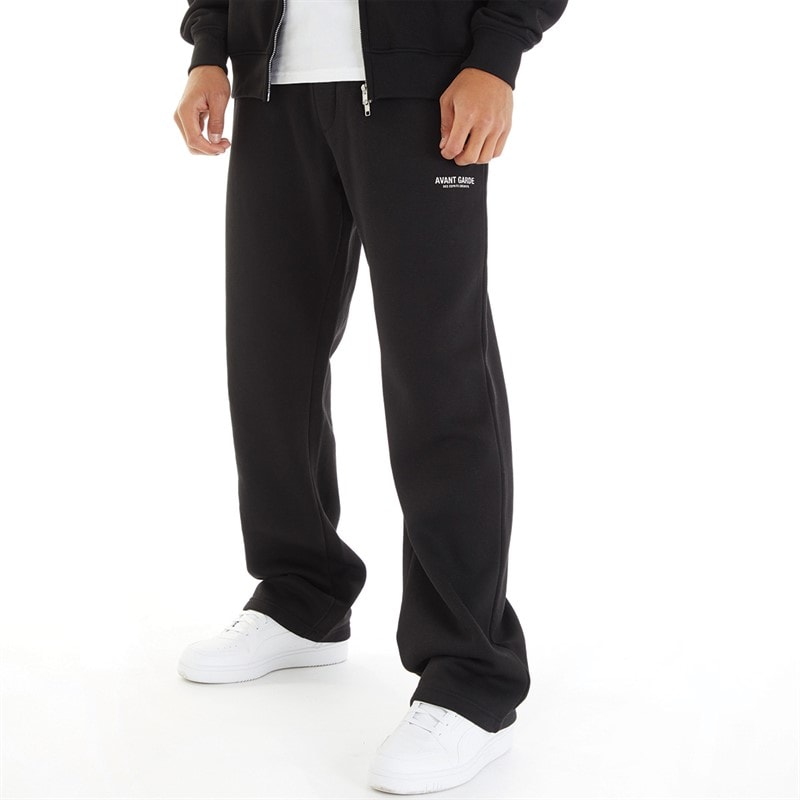 Avant Garde Herren - Jogginghose mit Geradem Bein - Schwarz