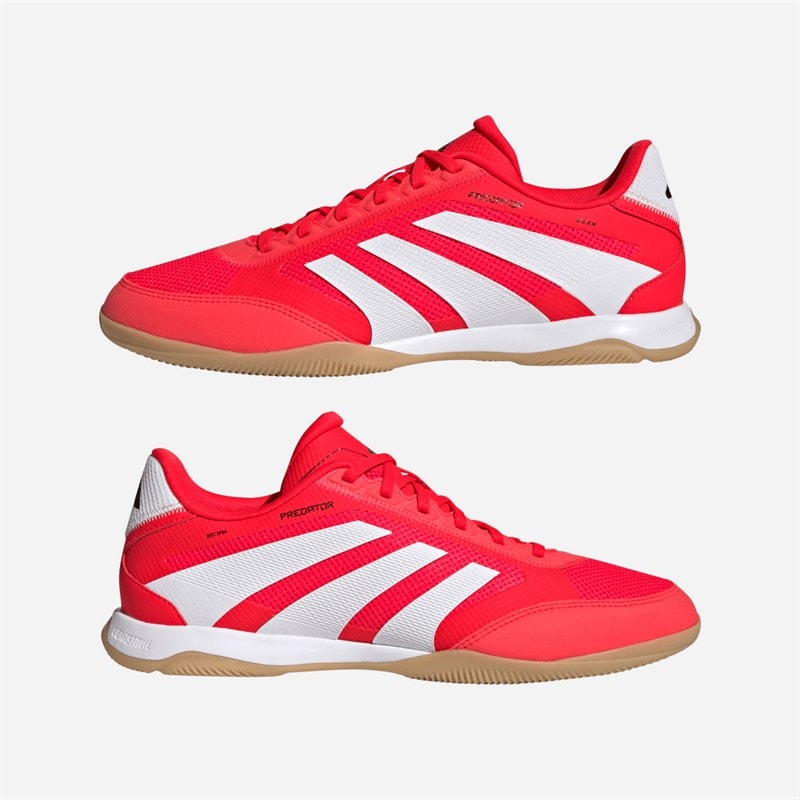 adidas Heren predator league in indoor voetbalschoenen - Lucid Red/Cloud White/Core Zwart