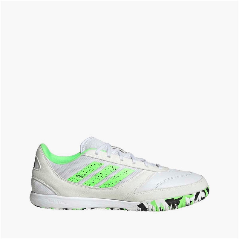 adidas Heren top sala competition 2 in indoor voetbalschoenen - Cloud White/Lime Burst/Core Zwart