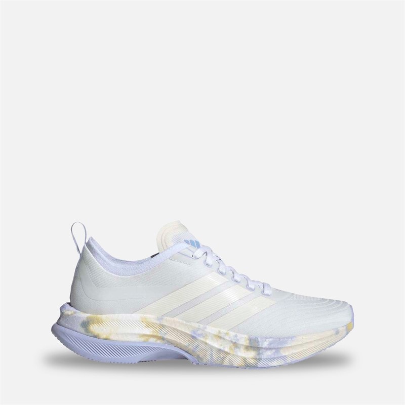adidas Damen - Moveboost Neutrale Laufschuhe - Footwear White/Chalk White/Core Schwarz