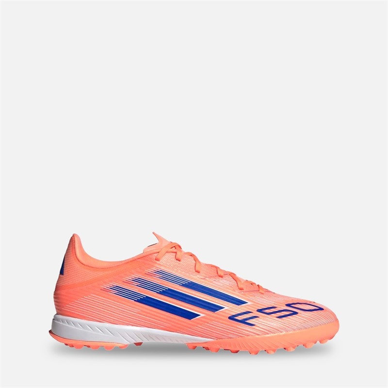 adidas Heren f50 league tf astro voetbalschoenen - Beam Orange/Lucid Blue/Wit