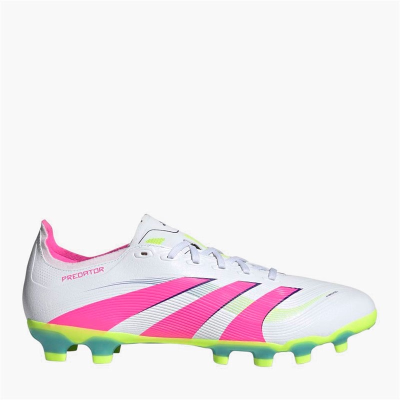 adidas Heren predator league celestial victory pack mg multi ground voetbalschoenen - Cloud White/Lucid Pink/Lucid Lemon