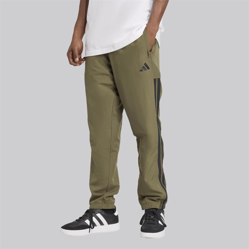 adidas Heren samson 6.0 trackpants - Olive Strata/Zwart