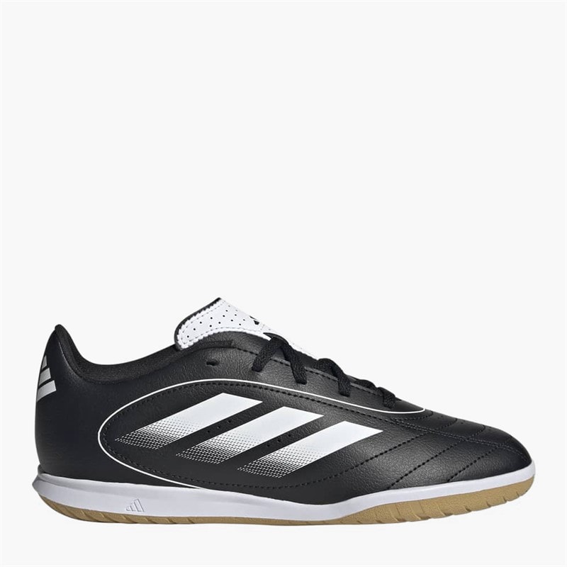 adidas Kinderen goletto ix in indoor voetbalschoenen - Core Zwart/Cloud White/Core Zwart