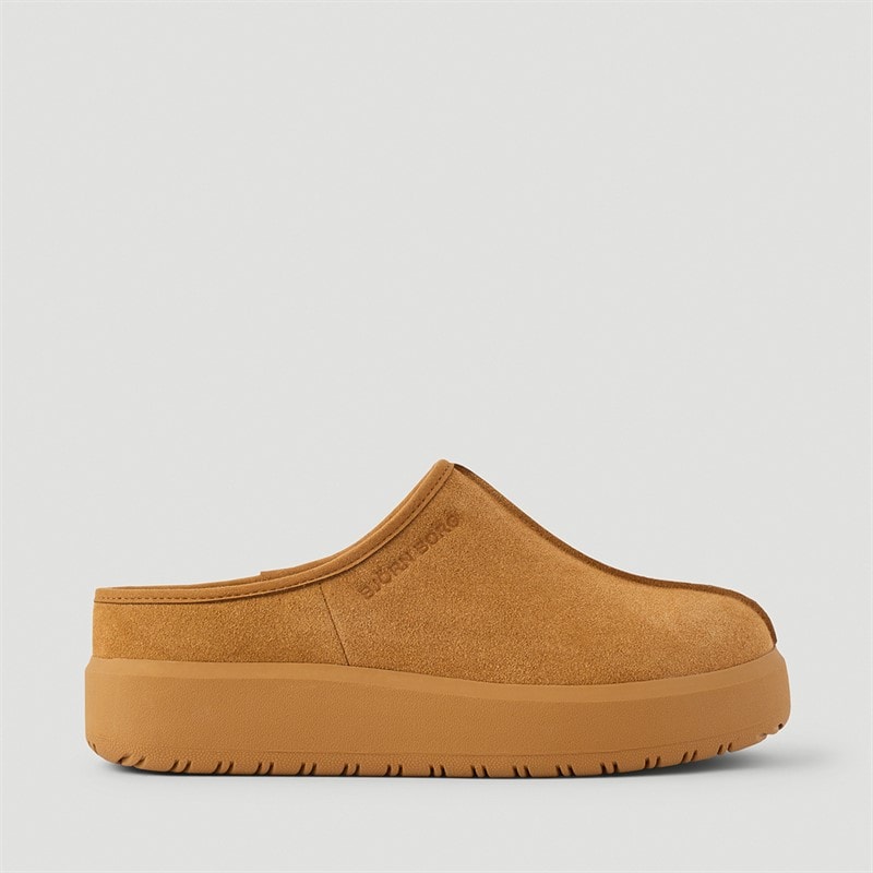 BJORN BORG Sabots en laine femmes - Caramel