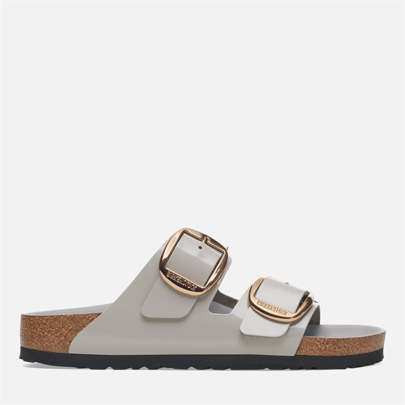 Birkenstock Sandales à double bride Arizona grandes boucles femmes - High Shine Stone Coin