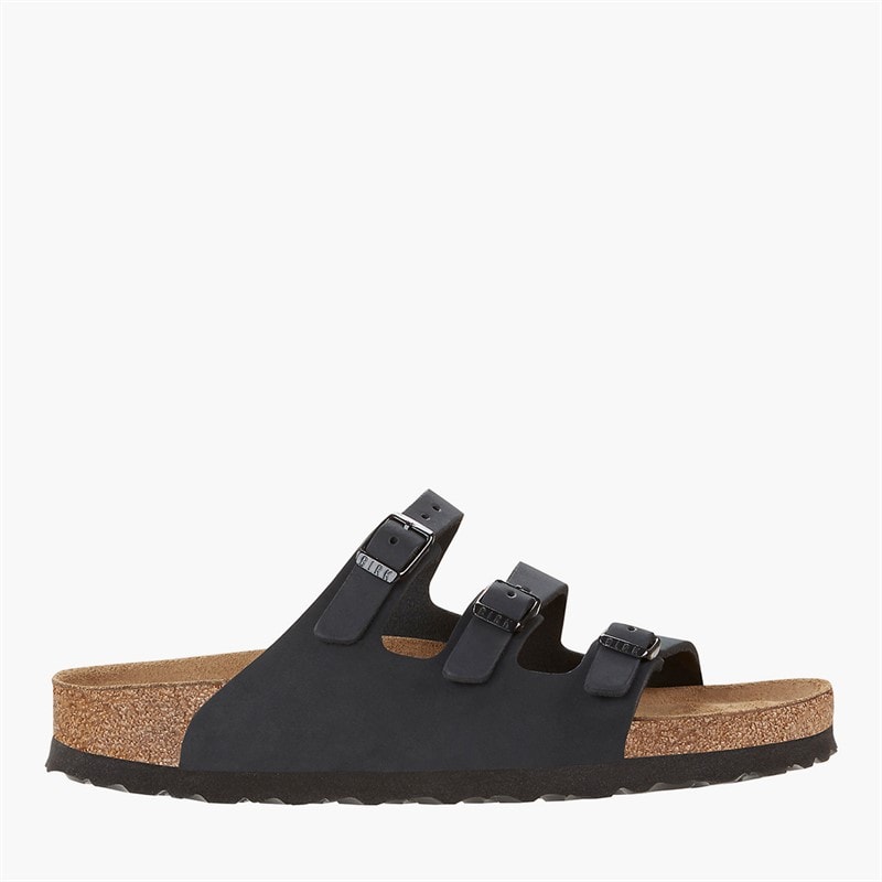 Birkenstock Sandales à triple bride floridiennes femmes - Noir