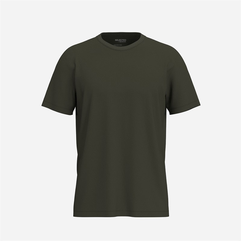 Selected Herren - Aspen T-Shirt - Forest Night