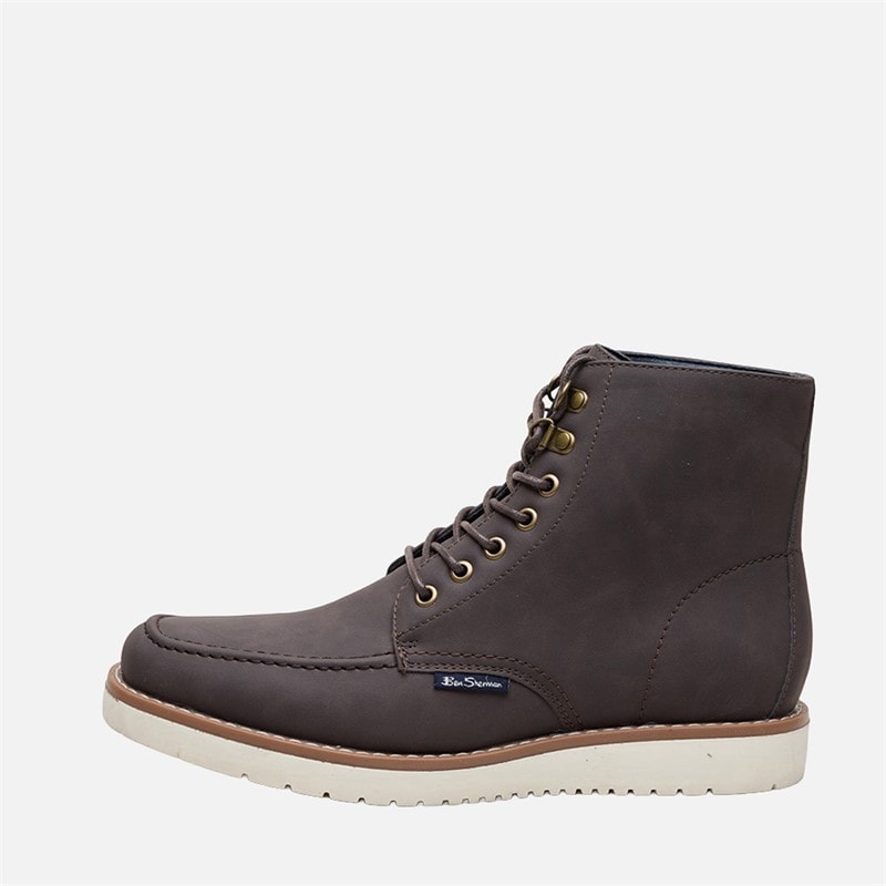 Ben Sherman Herren - Convoy Stiefel - Chocolate Brown