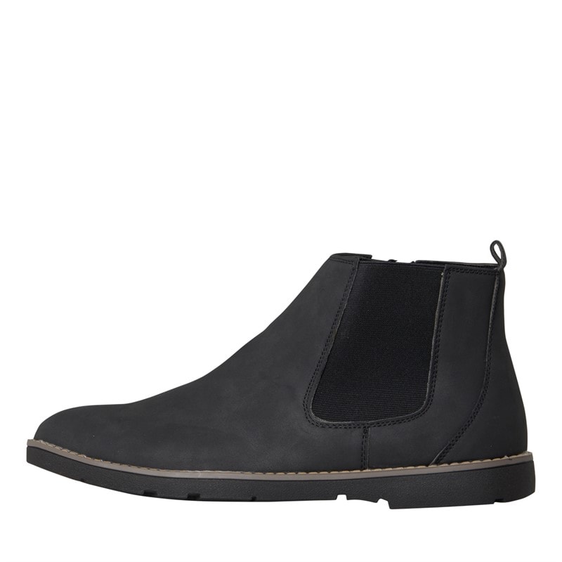 Brave Soul Herren - Garret Chelsea-Stiefel - Schwarz