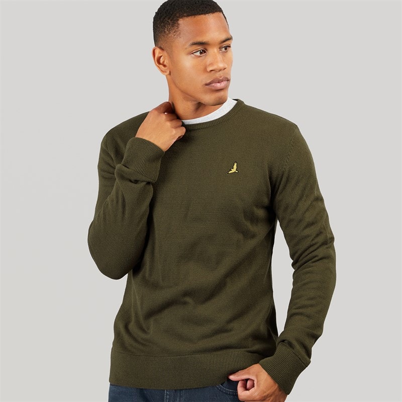 Brave Soul Pull hybride en maille hommes - Kaki