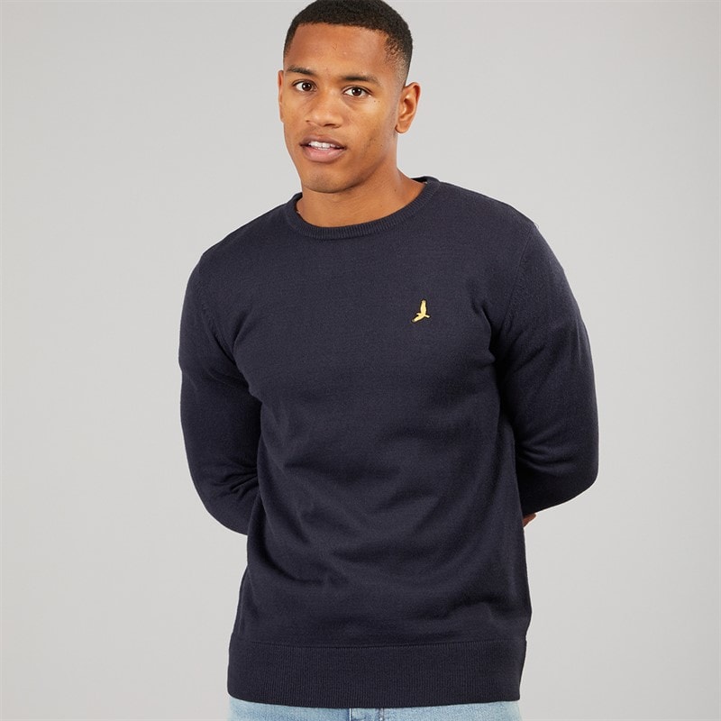 Brave Soul Pull hybride en maille hommes - Marine