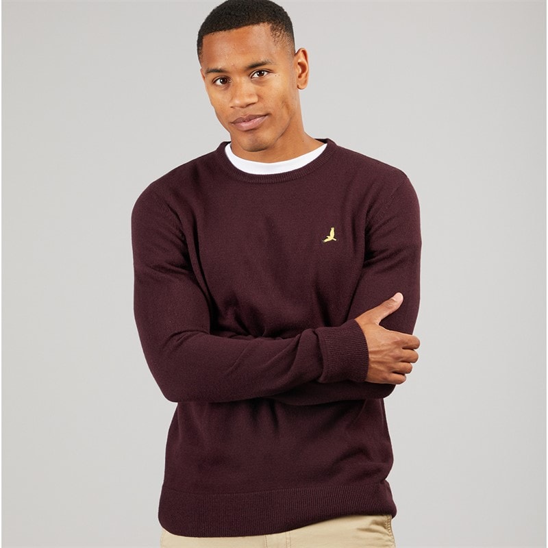 Brave Soul Pull hybride en maille hommes - Oxblood