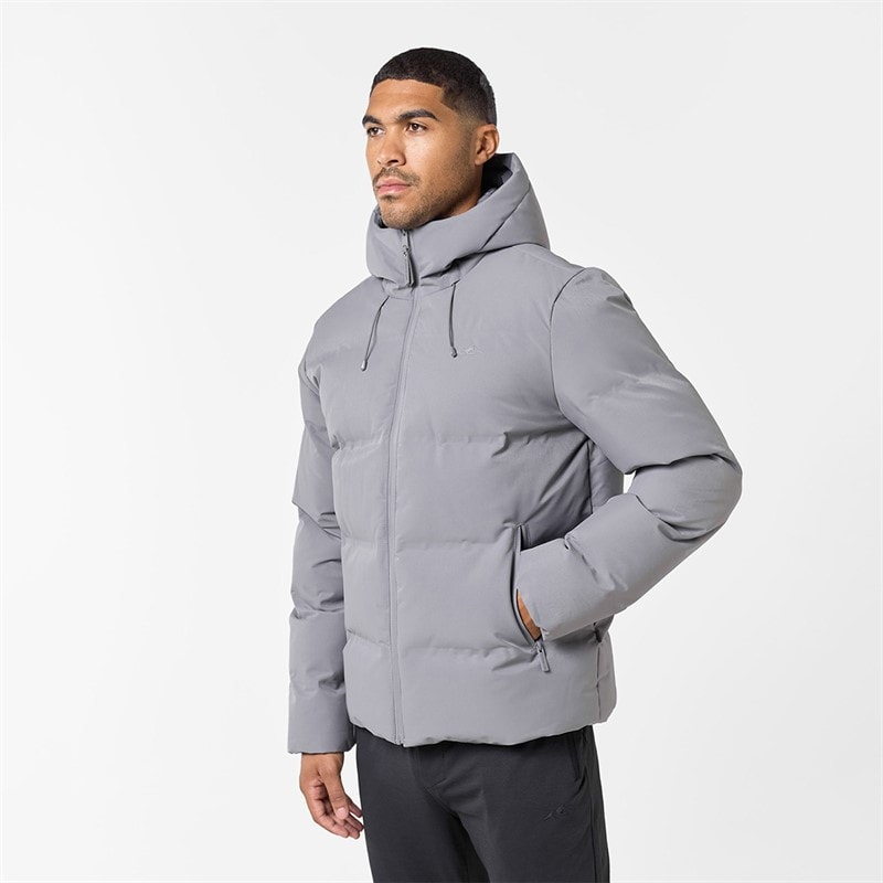 Closure London Herren - Heat Seal Wattierte Jacke - Grau