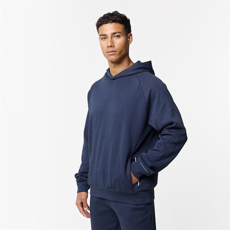 Closure London Heren apex interlock hoodie - Navy