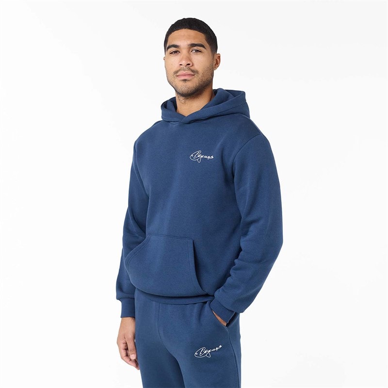 Closure London Heren signature studios hoodie - Navy