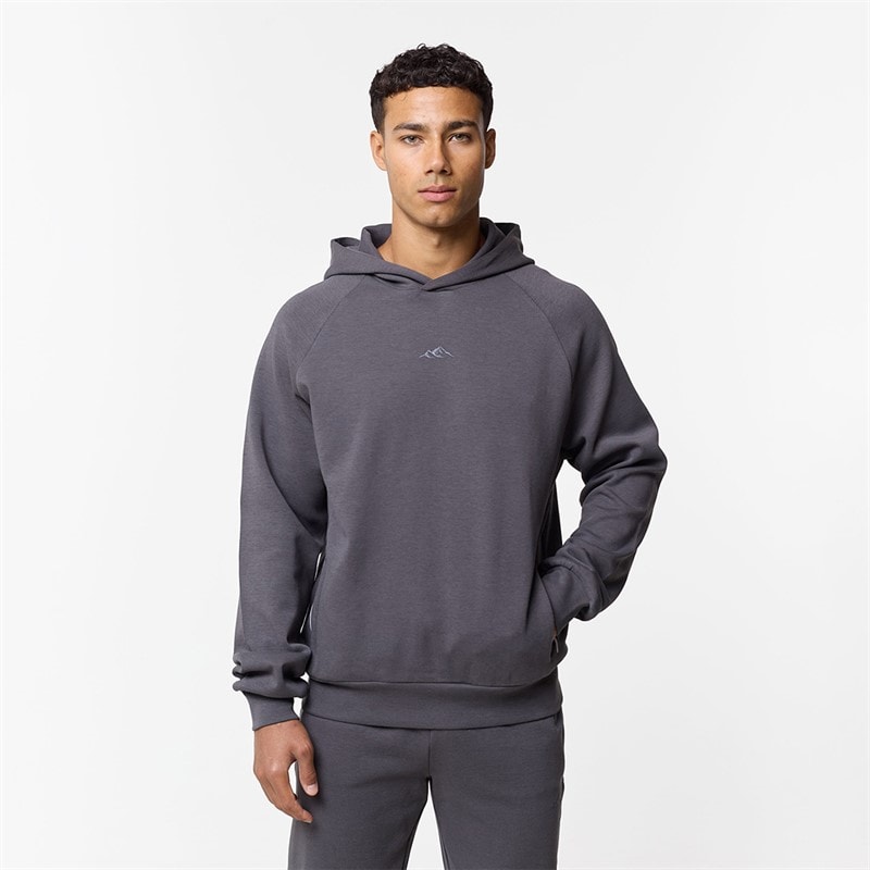 Closure London Heren apex interlock hoodie - Charcoal