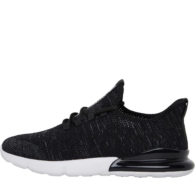 Crosshatch Heren smitlay trainers - Zwart