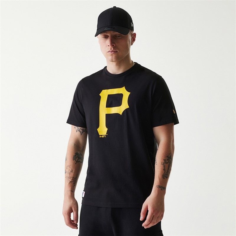 New Era Herren - Pittsburgh Pirates T-Shirt - Schwarz