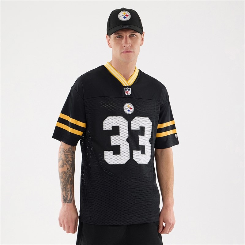 New Era Herren - Pittsburgh Pirates Mesh T-Shirt - Schwarz