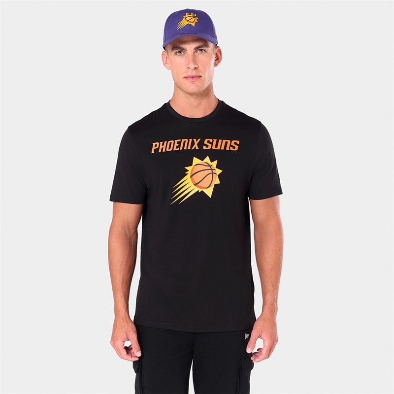 New Era T-shirt Phoenix Suns hommes - Noir/Opaque
