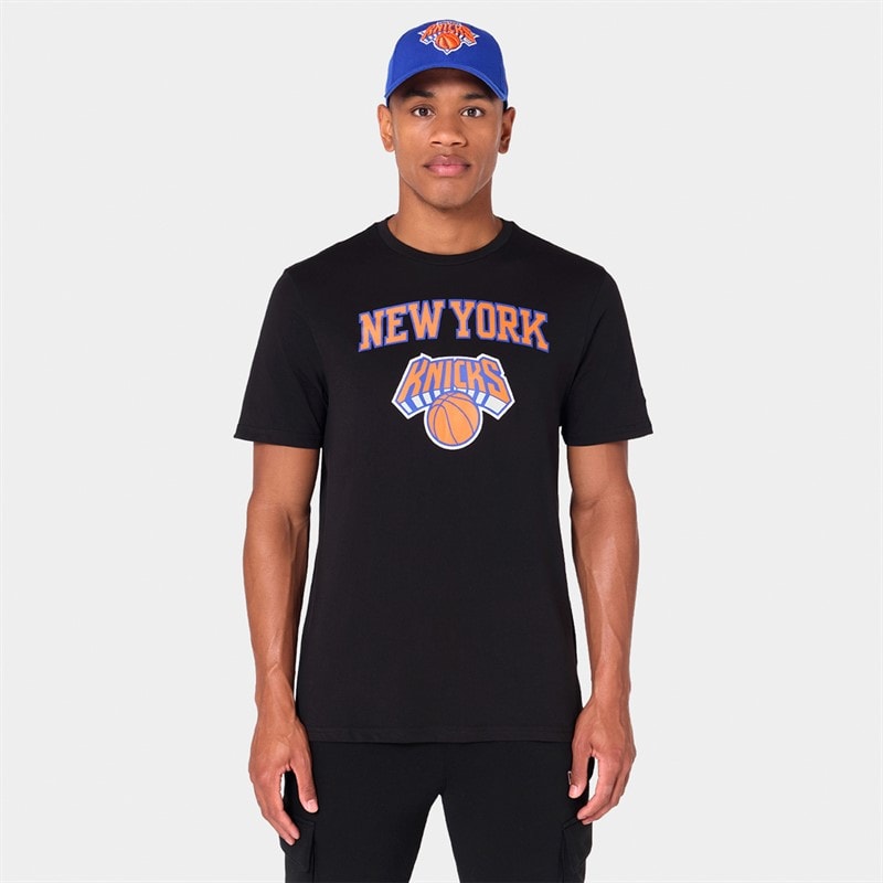 New Era T-shirt New York Knicks hommes - Noir
