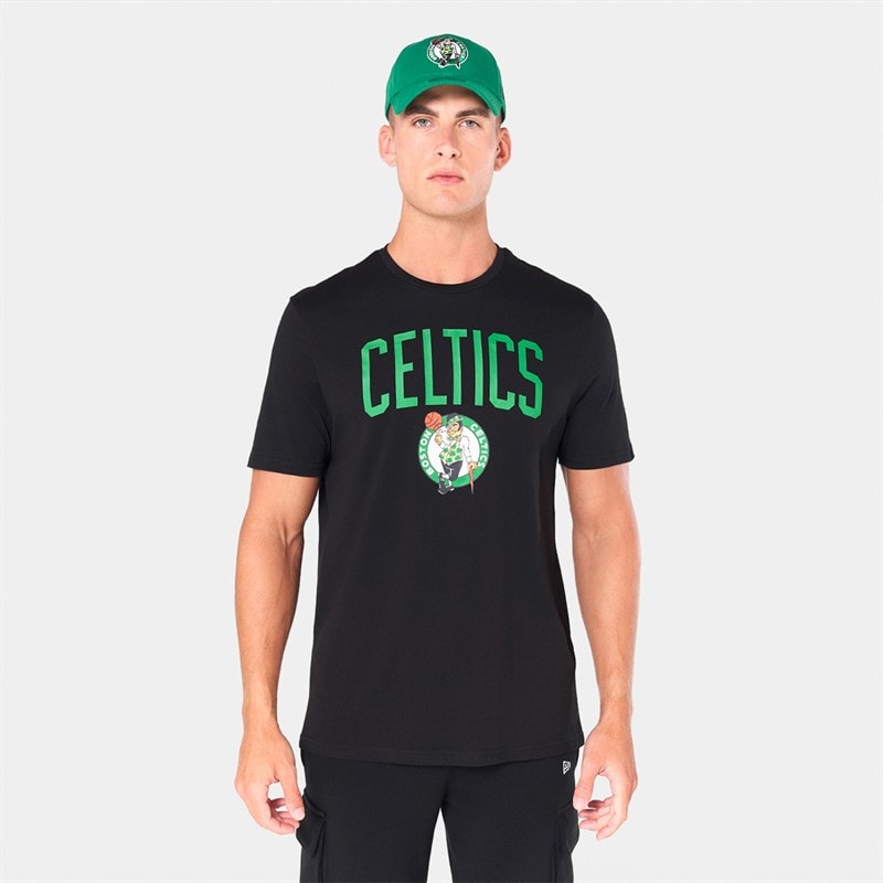 New Era T-shirt Boston Celtics hommes - Noir