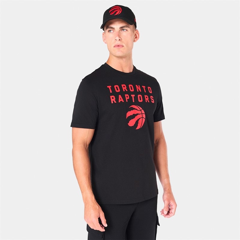 New Era T-shirt Toronto Raptors hommes - Noir