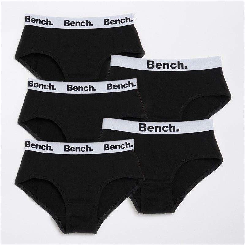 Bench Lot de cinq culottes Asia filles - Noir