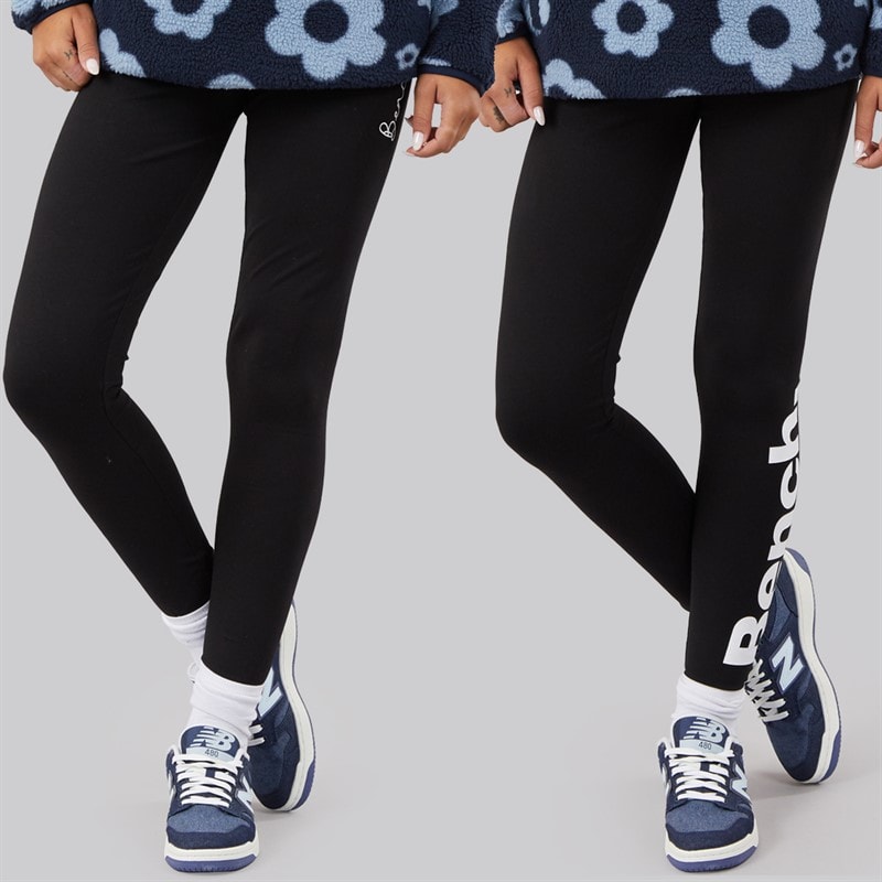 Bench Damskie legginsy zalana dwupak - Czarny