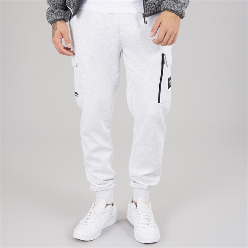 Bench Heren webello utility joggers - Lichtgrijs Marl