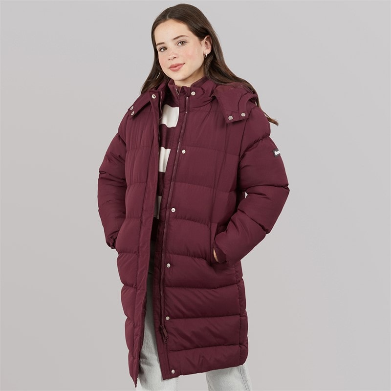 Bench Dziewczęce długi płaszcz maxi eualie - Cherry