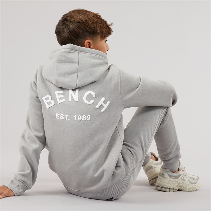 Bench Chłopcy dres z kapturem i spodnie dresowe Crugyll - Circular Grey