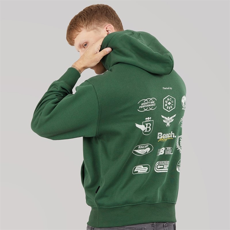 Bench Heren buxian oversized hoodie - Primal Green