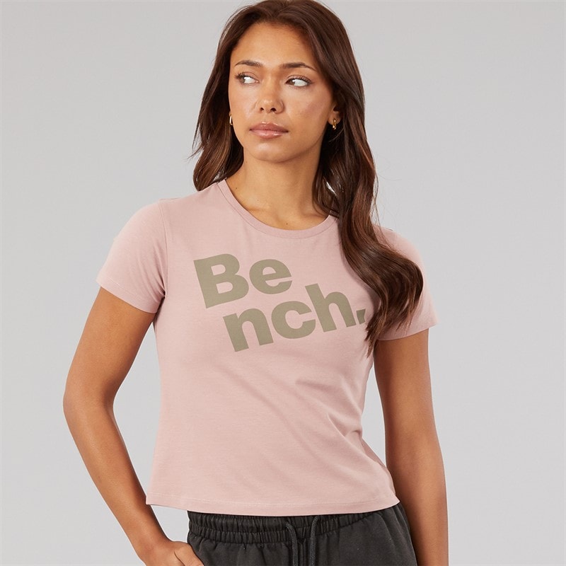 Bench Dames aita baby fit t-shirt - Woodrose