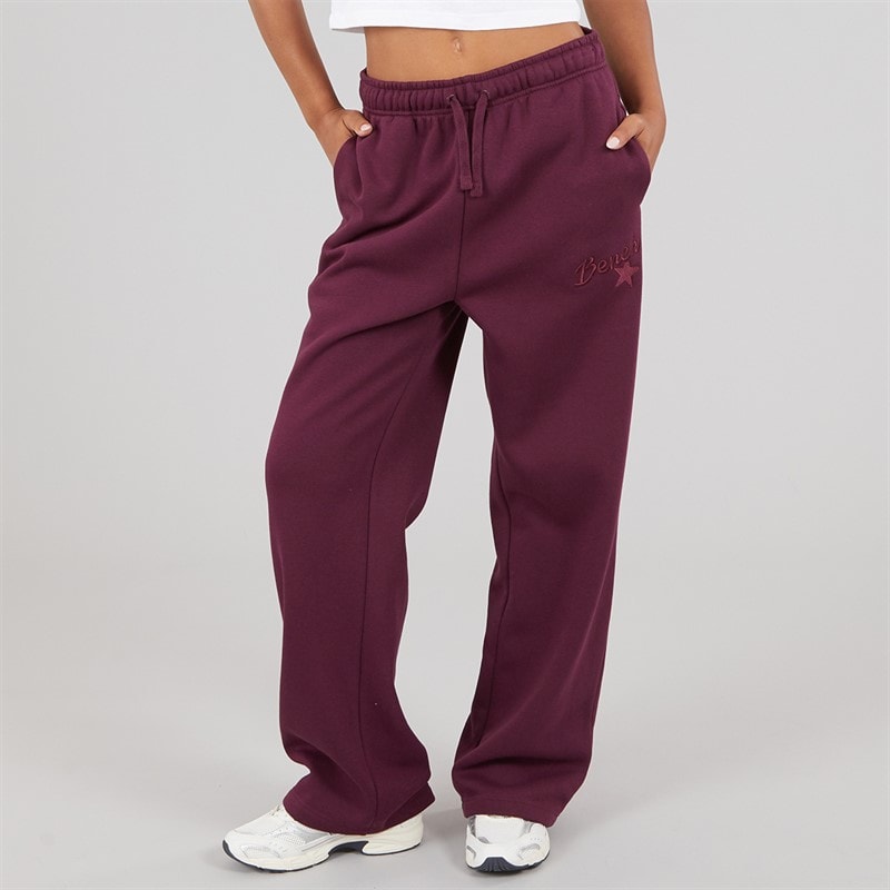 Bench Dames aradia wijde joggingbroek - Cherry Lacquer