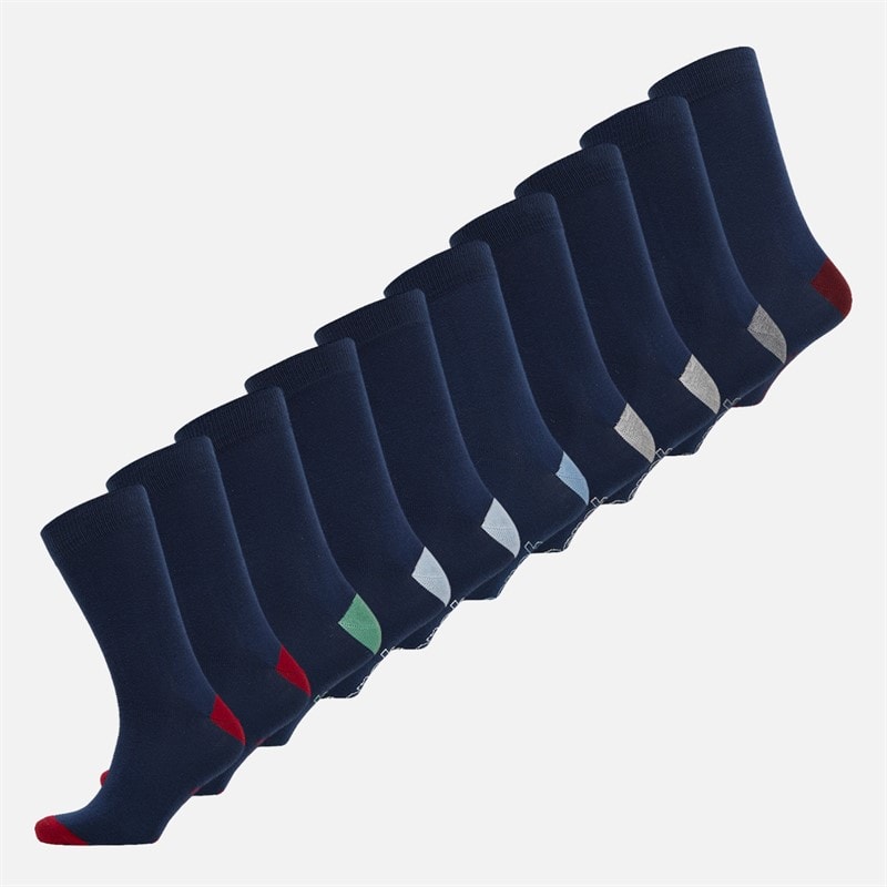 Bench Herren - Dunsleyten Dress-Socken Zehnerpack - Marineblau