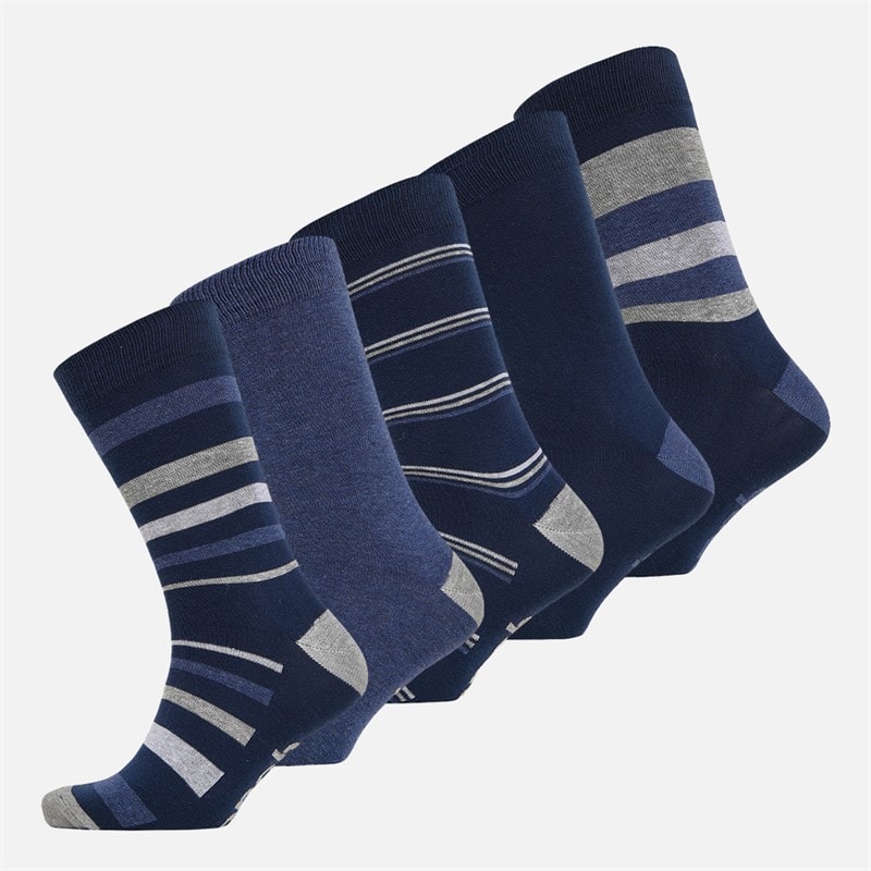 Bench Herren - Brookfield Business-Socken Fünferpack - Marineblau