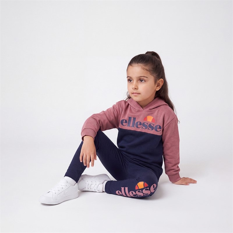 Ellesse Mädchen - Maria Logo Leggings Set - Rose/Navy