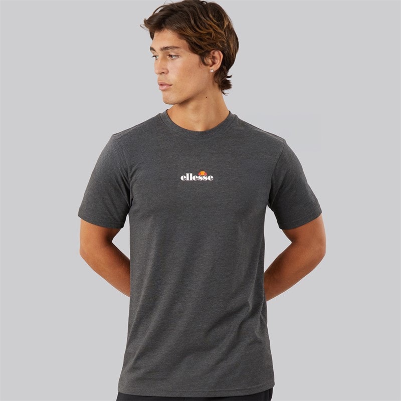 Ellesse T-shirt Ollio 2 avec logo central hommes - Dark Grey Marl