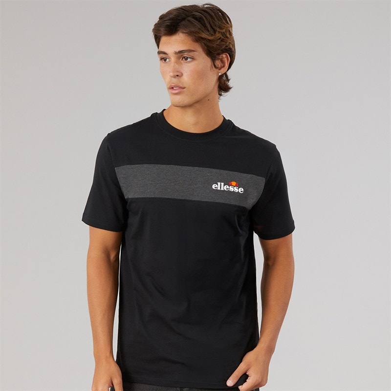 Ellesse T-shirt Moulton à panneaux hommes - Noir