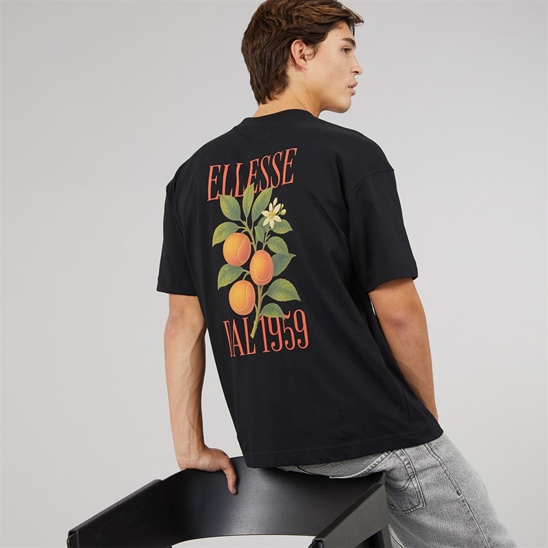 Ellesse Heren 1959 t-shirt met rugprint - Zwart