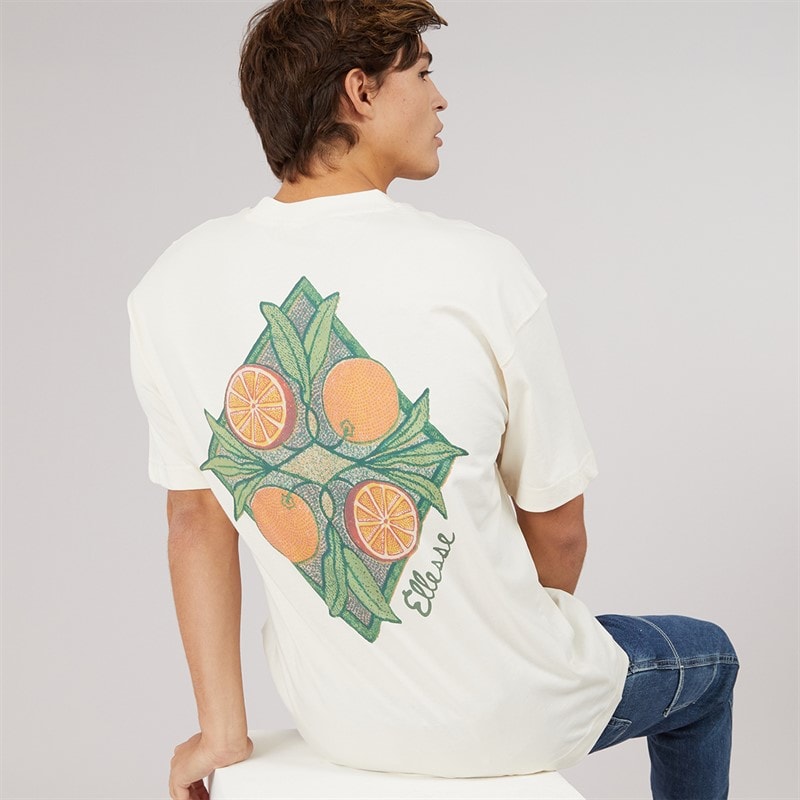 Ellesse Heren the citrus back graphic t-shirt - Off White