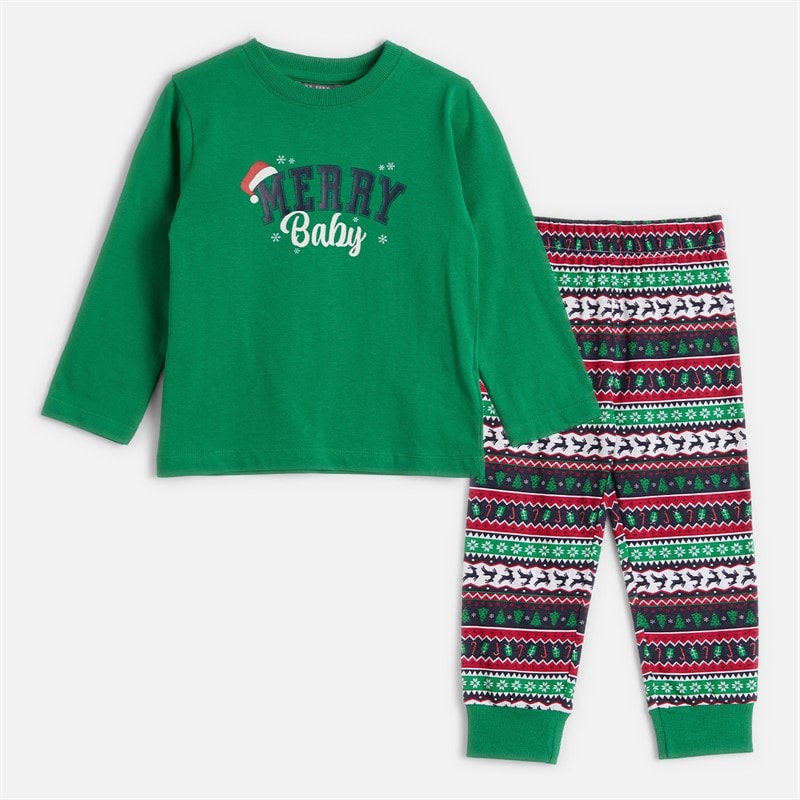 Fluid Kinder - Weihnachts-Familien-Pyjama-Set - Multi